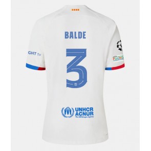 Barcelona Alejandro Balde #3 Udebanetrøje 2023-24 Kort ærmer